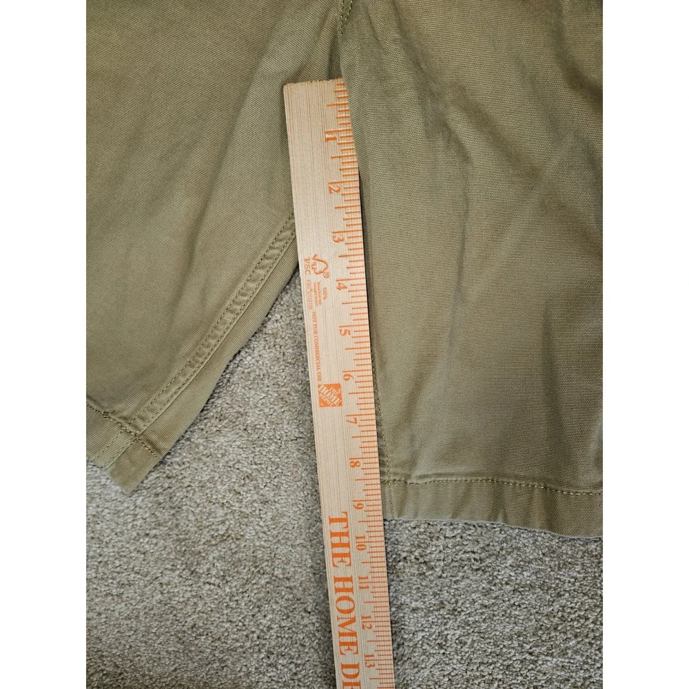 Carhartt Cargo Shorts Mens Size 38 Khaki Relaxed Fit Utility Gorpore Workwear